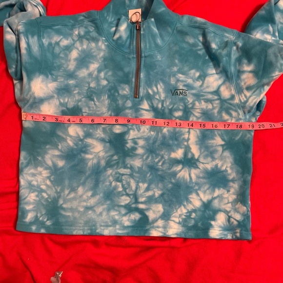 Vans women’s enamel blue quarter sip sweatshirt size small - Picture 7 of 8